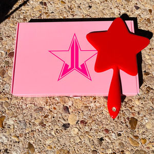 Red Jeffree Star Hand Mirror